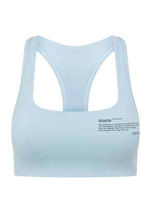 Lorna Jane Move High Support Sports Bra - Island Blue
