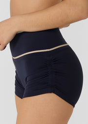 Lorna Jane Sunrise Circuit 9cm Bike Shorts - French Navy