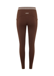 Lorna Jane Stash It All 3 Pocket Ankle Biter Leggings - Espresso