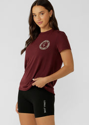 Lorna Jane parkrun T-Shirt - Cranberry