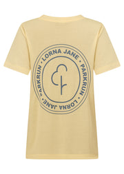 Lorna Jane parkrun T-Shirt - Lemon Cream
