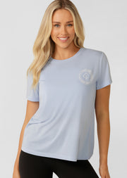 Lorna Jane parkrun T-Shirt - Light Moontide