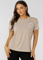 Lorna Jane parkrun T-Shirt - Latte