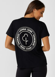 Lorna Jane parkrun T-Shirt - Midnight Blue