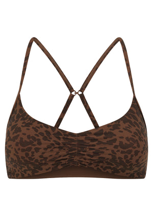 Lorna Jane Safari Spot Sports Bra - Safari Spot Print