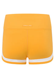Lorna Jane Camp Cove Cheeky Rib Bike Shorts - Mango