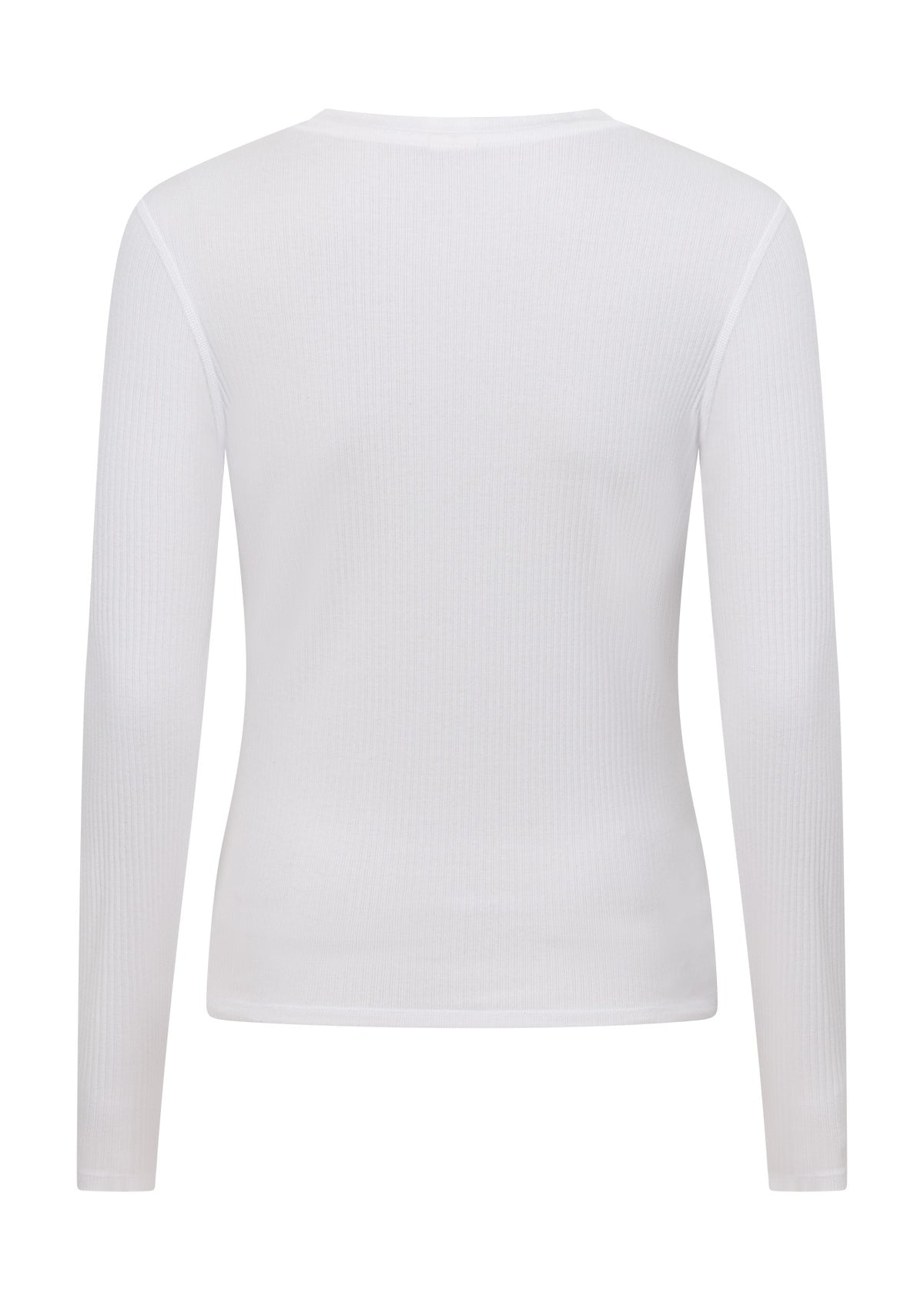 Lorna Jane Whisper Long Sleeve Rib Top - White