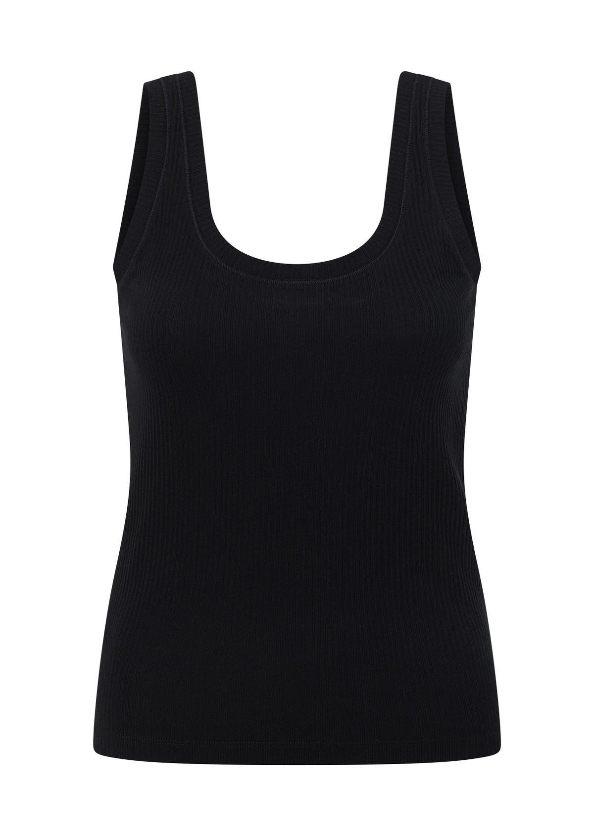 Lorna Jane Whisper Rib Tank - Black