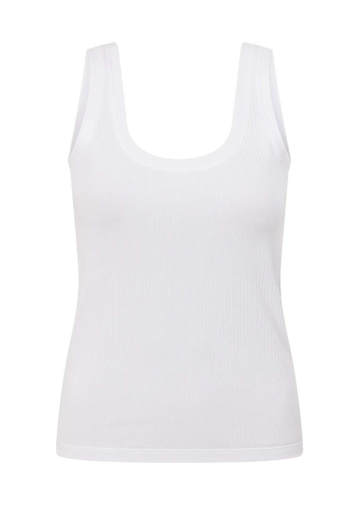 Lorna Jane Whisper Rib Tank - White