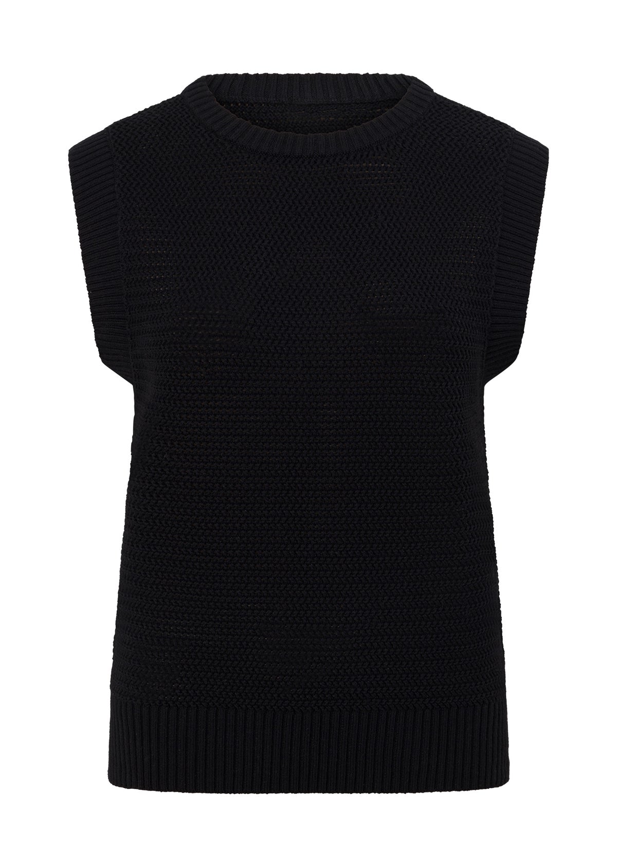 Lorna Jane Serene Knit Vest - Black