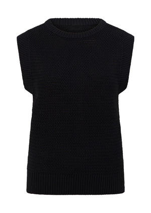 Lorna Jane Serene Knit Vest - Black