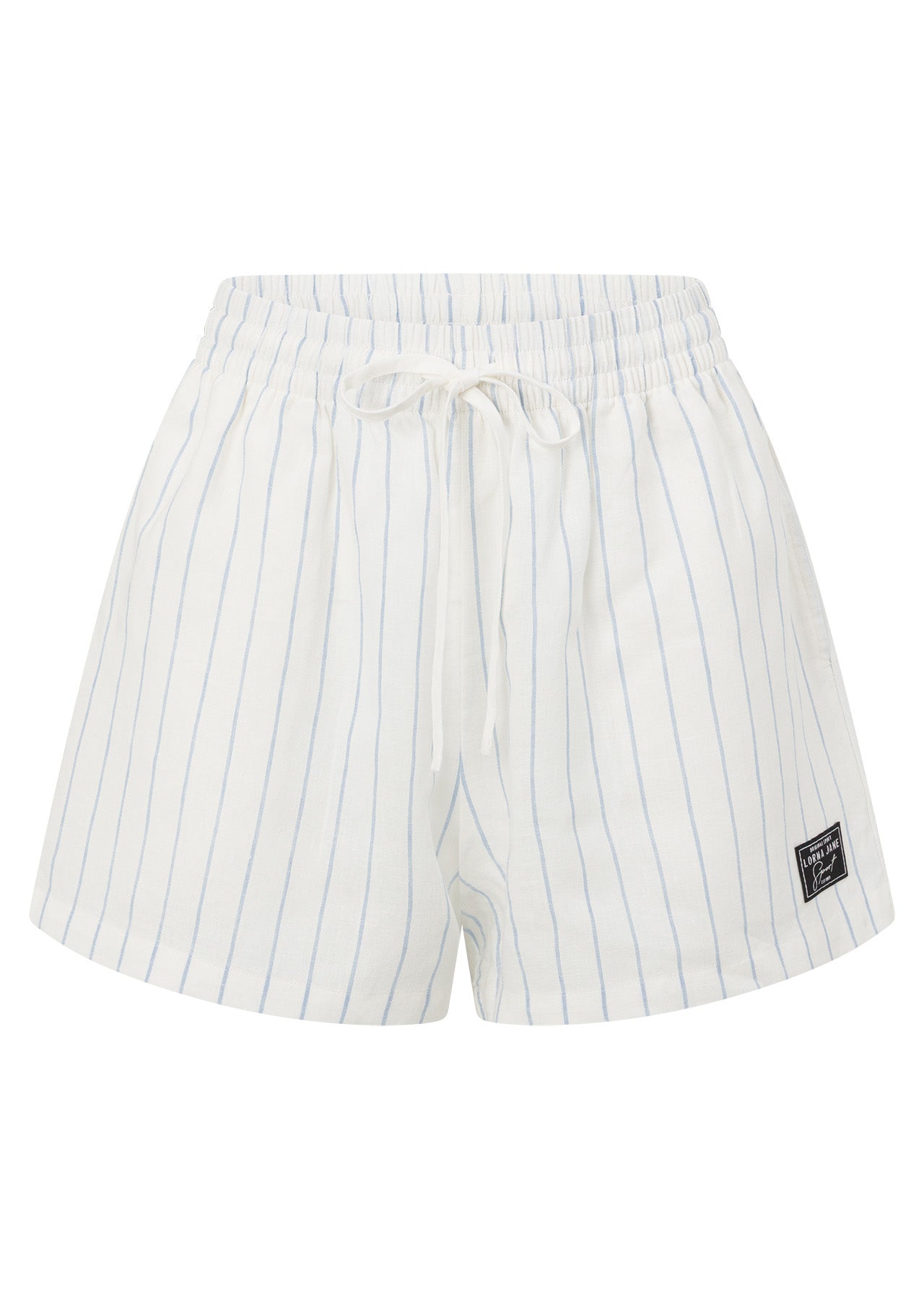 パンツ sombras Pinstripe Pearl Linen Shorts Preset Stripe Linen Shorts – Lorna Jane Australia
