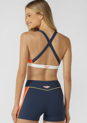 Lorna Jane Rhodes High Support Sports Bra - Platinum Navy