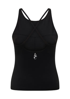 Lorna Jane Up For It Bra Tank Combo - Black