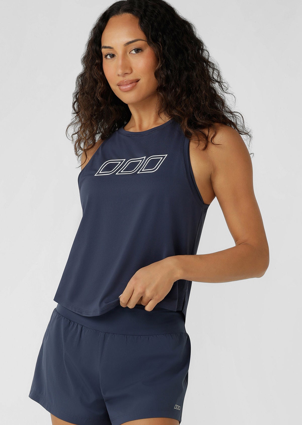 Lorna Jane In The Zone Active Tank - Platinum Navy