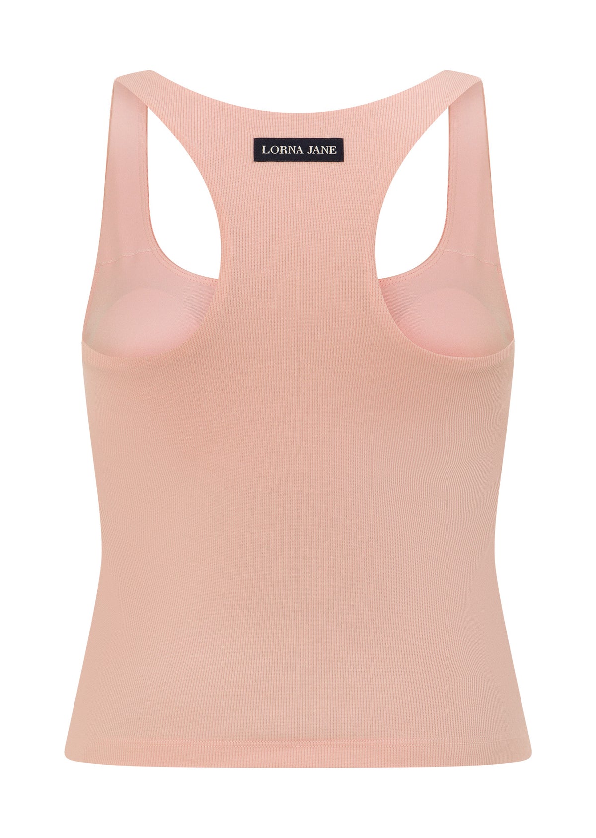 Lorna Jane Off Duty Rib Bra Tank Combo - Enchanted Pink