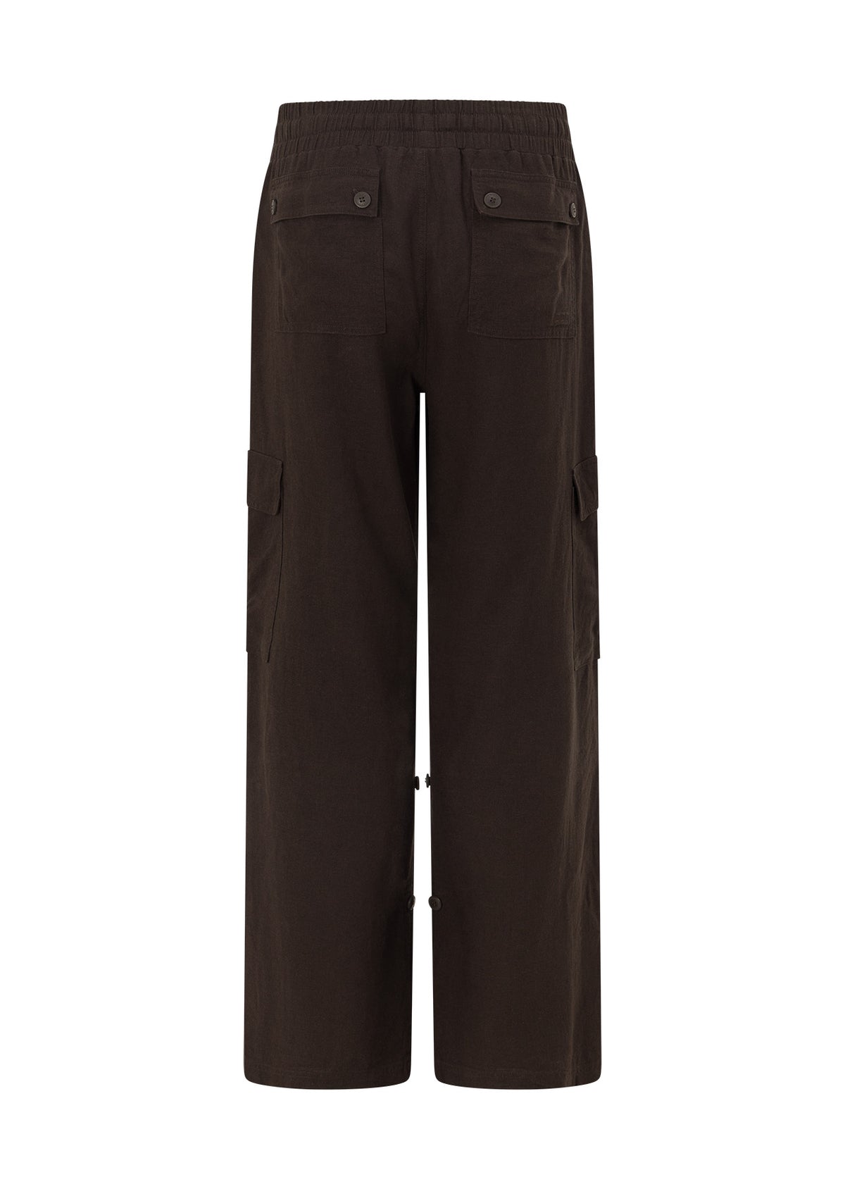 Lorna Jane Linen Flashdance Wide Leg Cargo Pants - Volcano