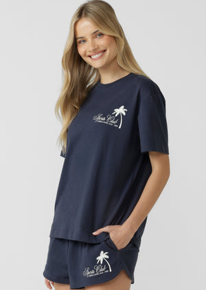 Lorna Jane Summer Sports Club T-Shirt - Platinum Navy
