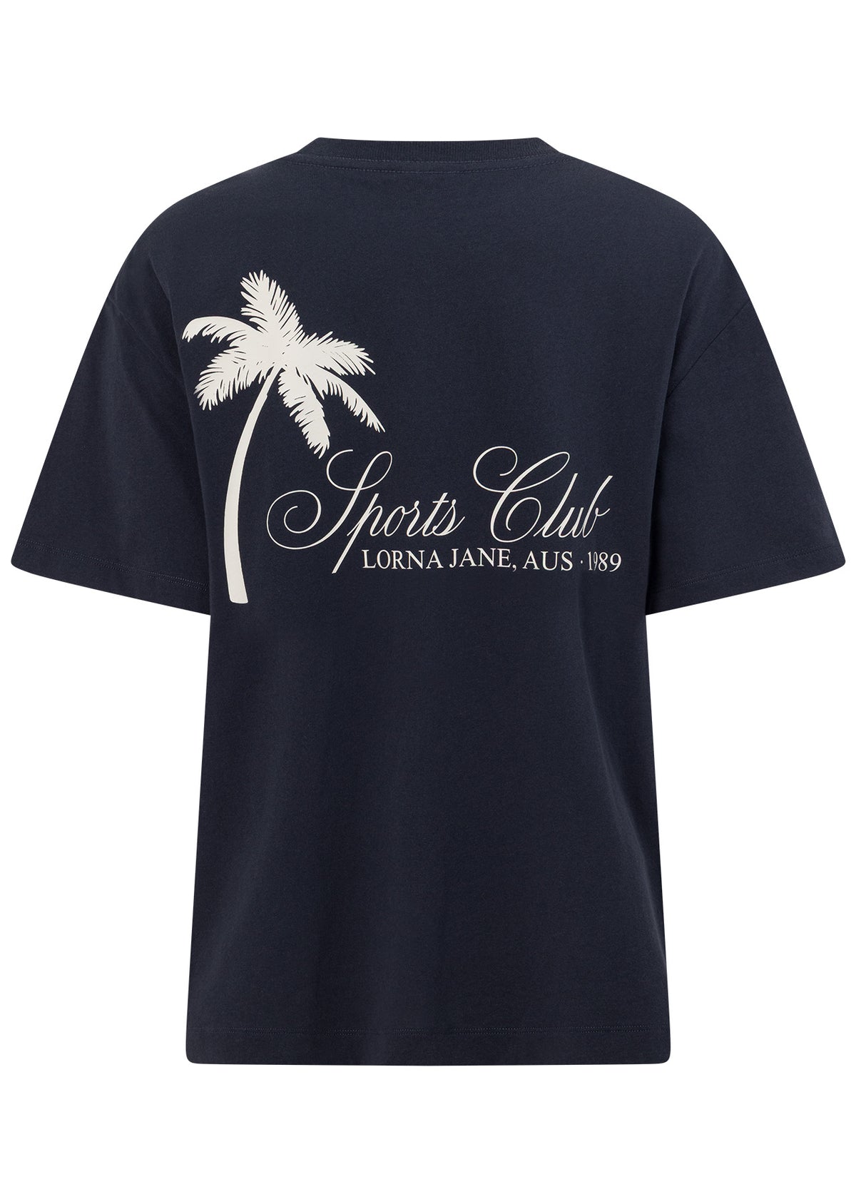 Lorna Jane Summer Sports Club T-Shirt - Platinum Navy