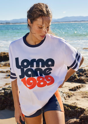 Lorna Jane Summer '89 T-Shirt - White
