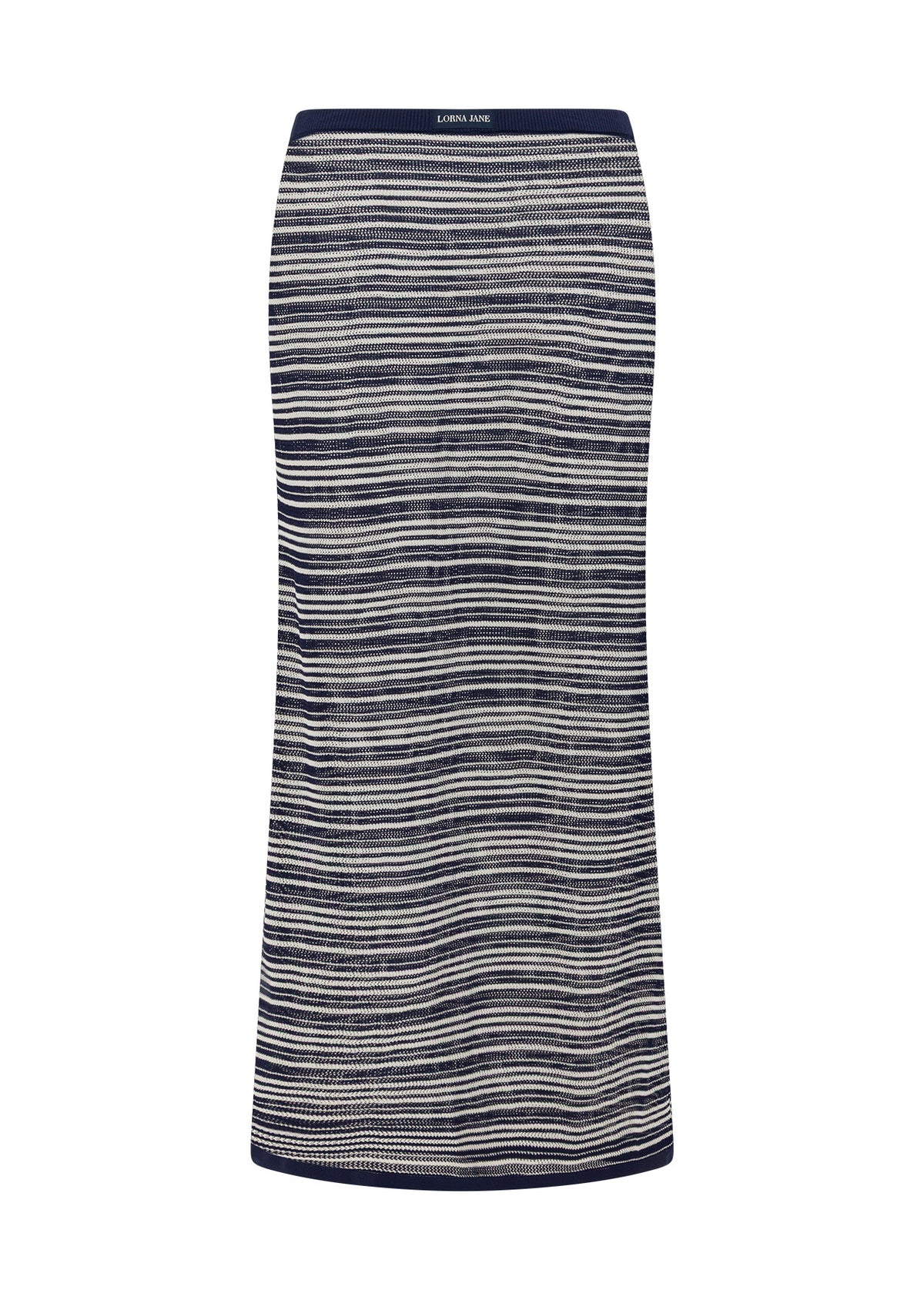 Lorna Jane Coastline Knit Maxi Skirt - Coastline Stripe