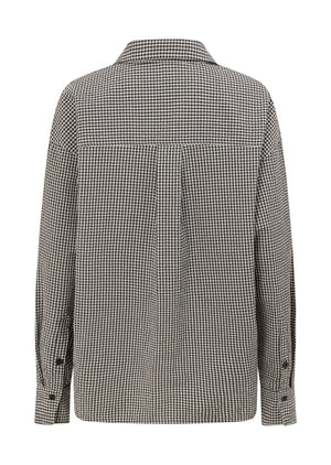 Lorna Jane Nice And Sweet Long Sleeve Shirt - Volcano Gingham