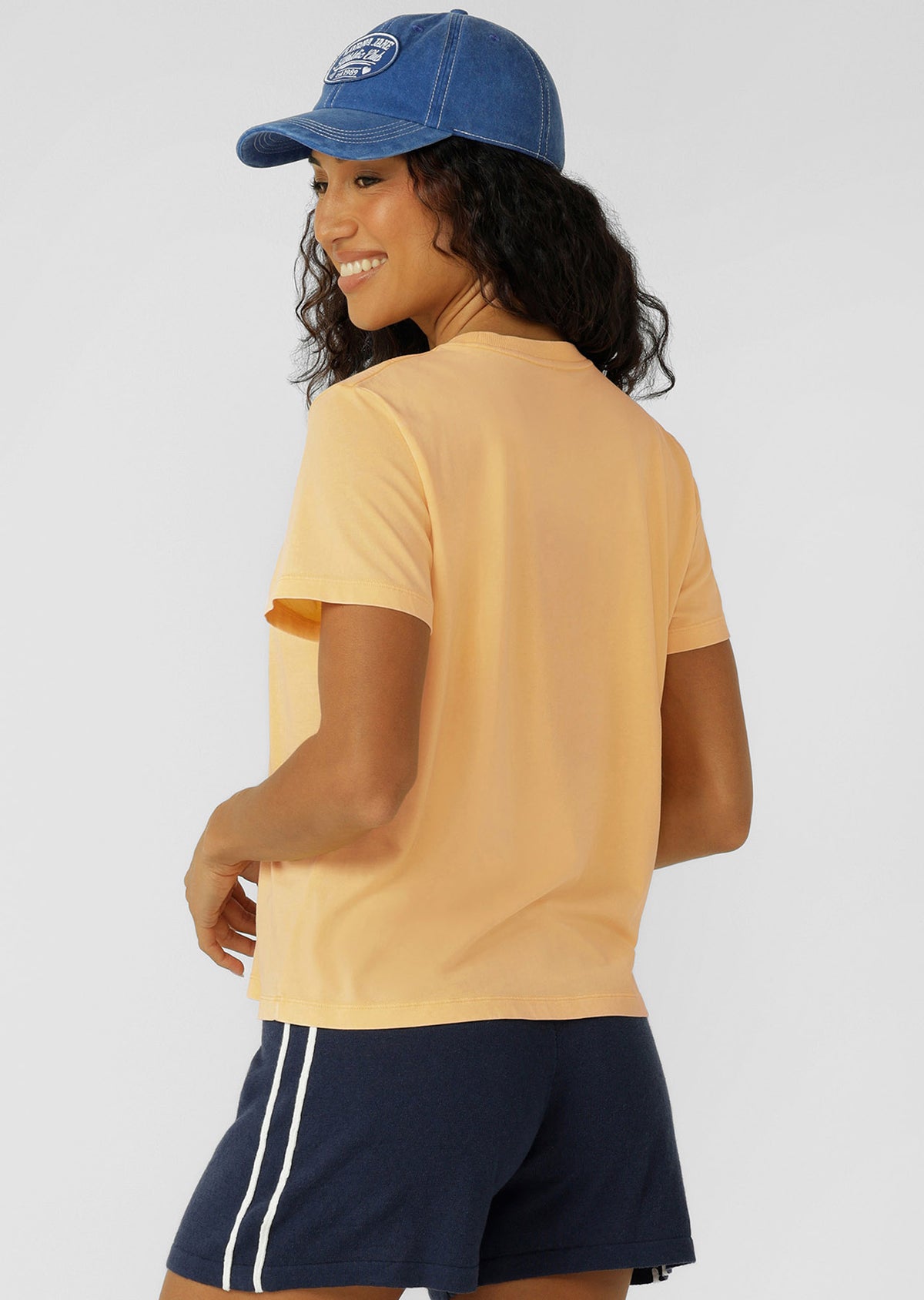 Lorna Jane Ballpark Washed T-Shirt - Washed Honey