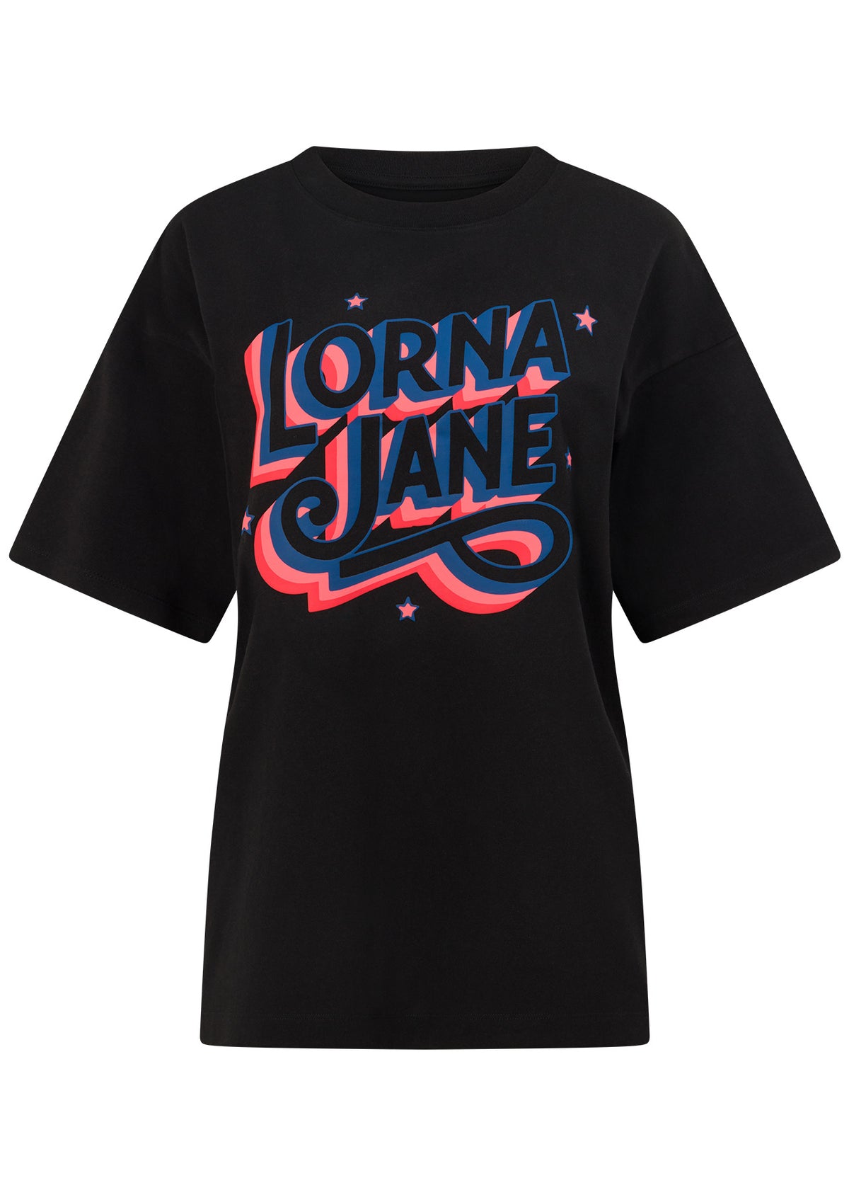 Lorna Jane Active World Boyfriend T-Shirt - Black