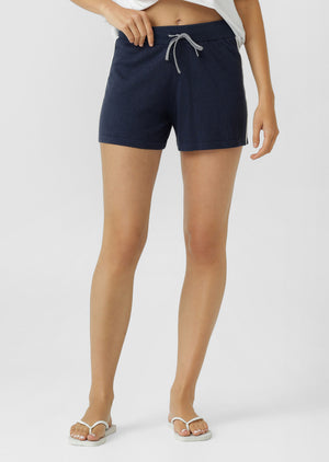 Lorna Jane Academy Knit Shorts - Platinum Navy