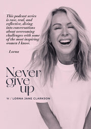 Photo of Lorna Jane Clarkson with the text 