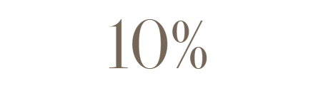 Text reading the number 10%