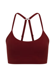 Lorna Jane Supreme Comfort Aloe Vera Sports Bra - Sepia