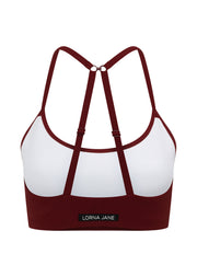 Lorna Jane Supreme Comfort Aloe Vera Sports Bra - Sepia