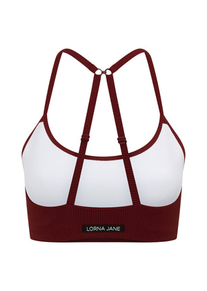 Lorna Jane Supreme Comfort Aloe Vera Sports Bra - Sepia
