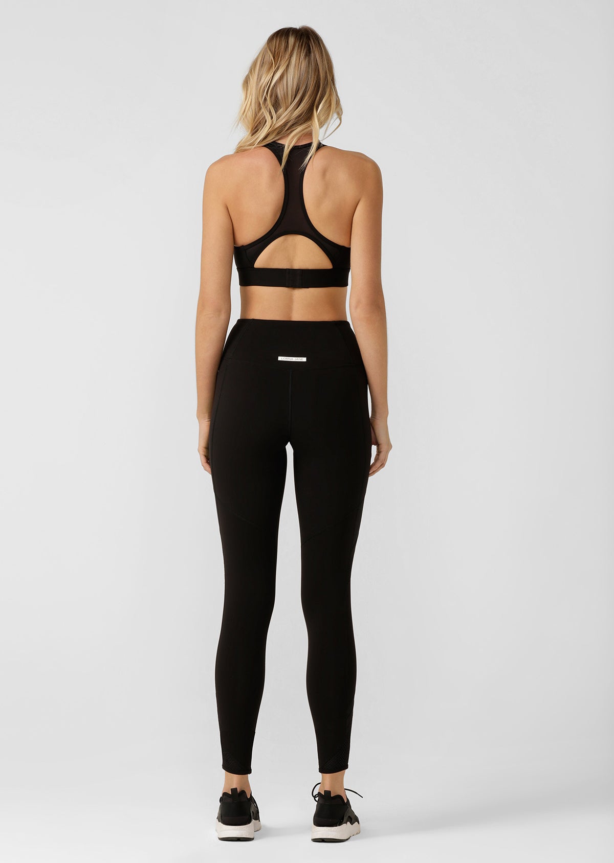 Lorna Jane Circuit Recycled Pocket Ankle Biter Leggings - Black