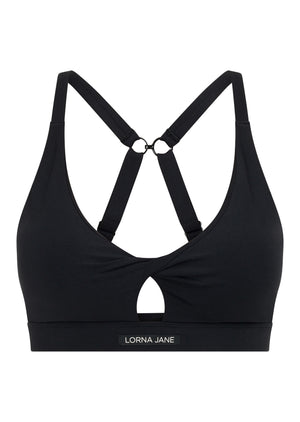 Lorna Jane Wild Side Sports Bra - Black