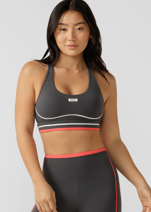 Lorna Jane Breakthrough Sports Bra - Titanium