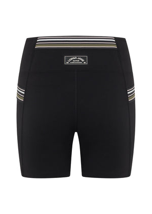 Lorna Jane Swift 3 Pocket 14cm Bike Shorts - Black