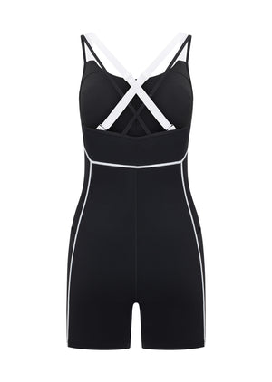 Lorna Jane Swift Motion No Ride 12cm Bodysuit - Black