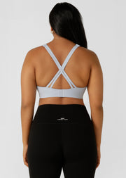 Lorna Jane Flex Appeal Moulded Sports Bra - Beach House Blue