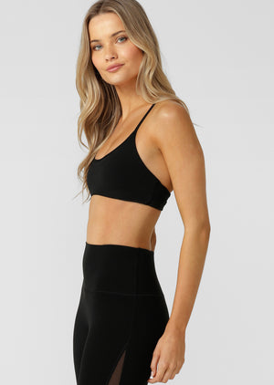 Lorna Jane Speed Up Adjustable Sports Bra - Black