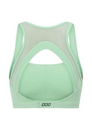 Lorna Jane Train Hard Sports Bra - Mint Cream