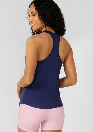 Lorna Jane Train Hard Active Tank - Marine Blue