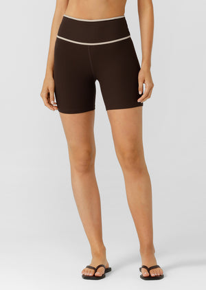 Lorna Jane Sun Seeker 14cm Bike Shorts - Volcano