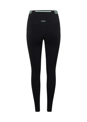 Lorna Jane Train Hard No Chafe Full Length Leggings - Black
