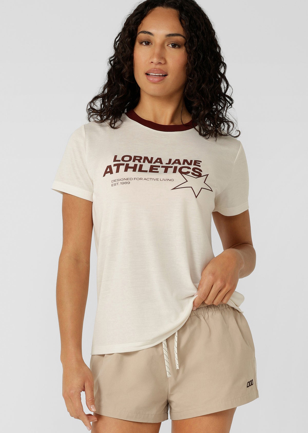 Lorna Jane First Place T-Shirt - Cream