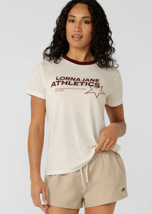 Lorna Jane First Place T-Shirt - Cream