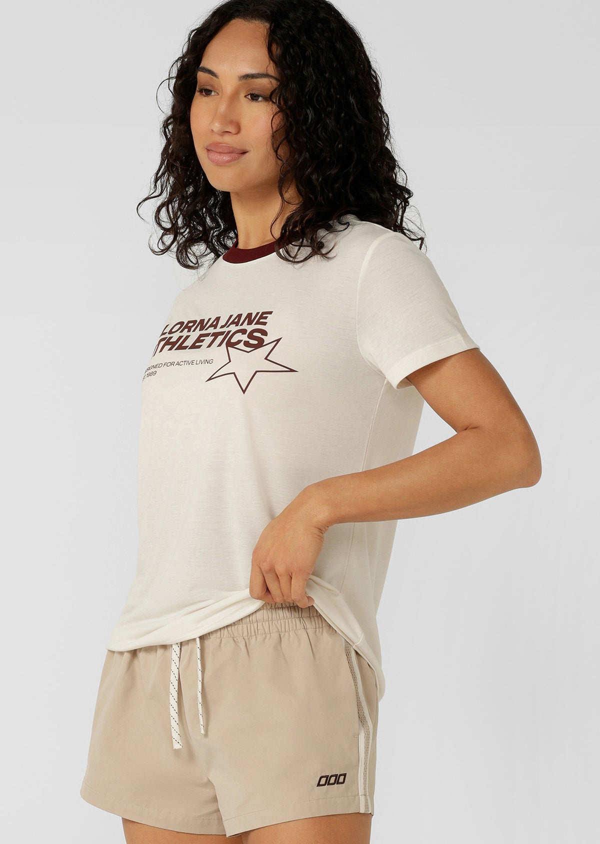 Lorna Jane First Place T-Shirt - Cream