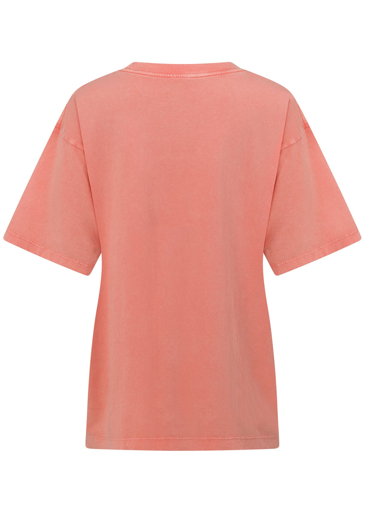 Lorna Jane Vacation Washed Boyfriend T-Shirt - Washed Sunkissed Melon