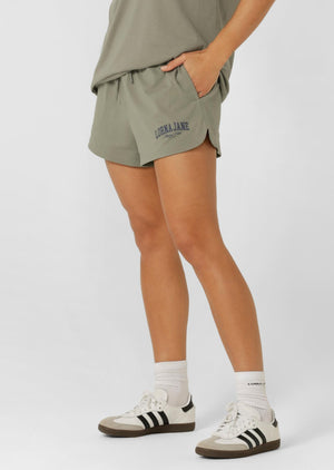 Lorna Jane Summer Athletic Club Relaxed Shorts - Matcha